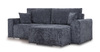 Диван-кровать угловой Оксфорд 713 композиция 1, шенилл MUZA 09 темно-синий, модульная система, сборка на любую сторону