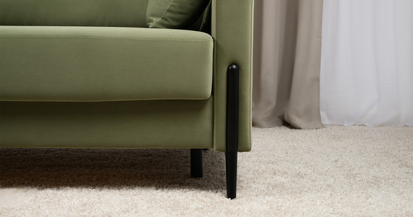 Диван-кровать прямой Барселона ТД 672 велюр Diagonal 694 оливковый