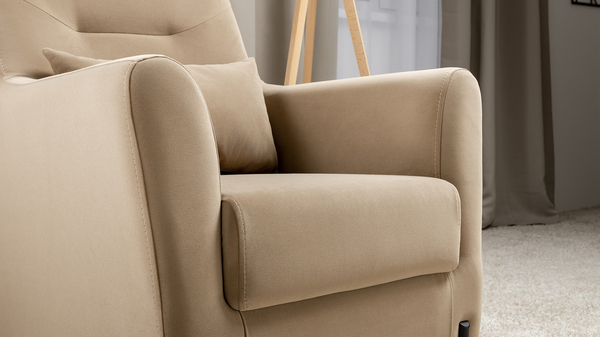 Кресло для отдыха Барселона ТК 670 велюр Diagonal 290 бежевый