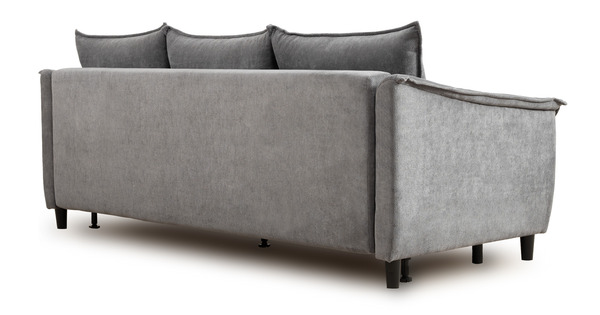 Диван-кровать прямой Берта ТД 774 велюр Mirage grafit темно-серый