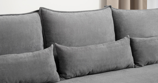 Диван-кровать прямой Берта ТД 774 велюр Mirage grafit темно-серый