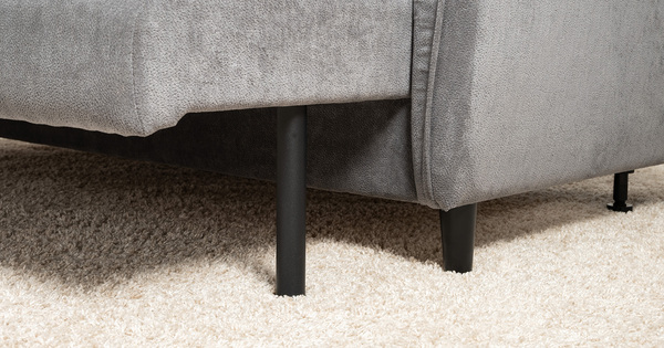 Диван-кровать прямой Берта ТД 774 велюр Mirage grafit темно-серый