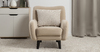 Кресло для отдыха Дакота ТК 582 велюр Vendetta 02 кремовый, Riga 1598 z1 col 6 бежевый