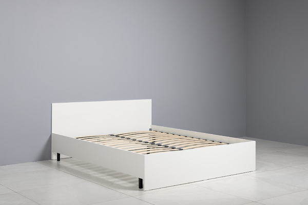 Кровать Эйр 11.46.02 с ортопедическим основанием, белый РЕ шагрень, спальное место 160 х 200