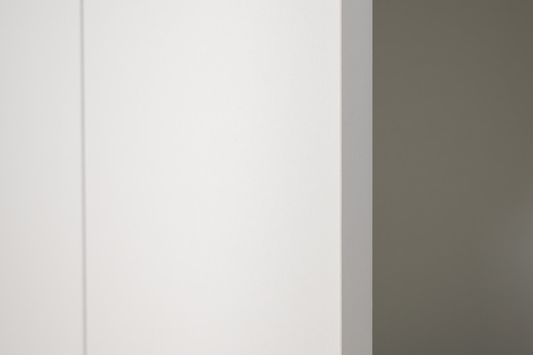 Шкаф для одежды Эйр 13.340 белый PE шагрень, собирается на любую сторону