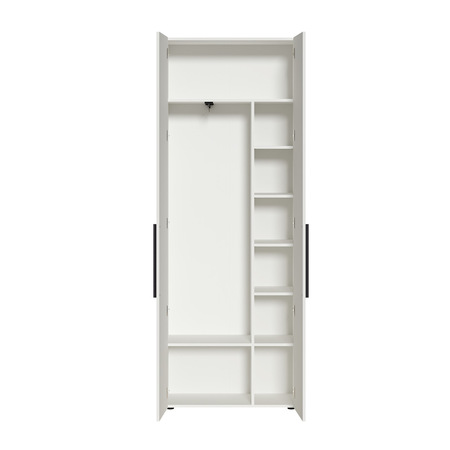 Гостиная Эйр композиция 1 белый PE шагрень, собирается на любую сторону