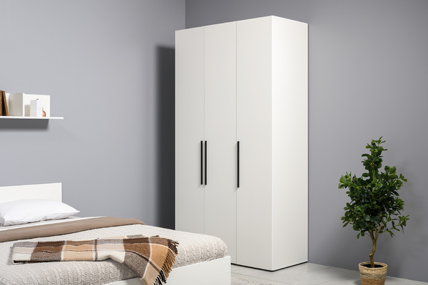 Спальня Эйр композиция 1 белый РЕ шагрень, спальное место 160 х 200