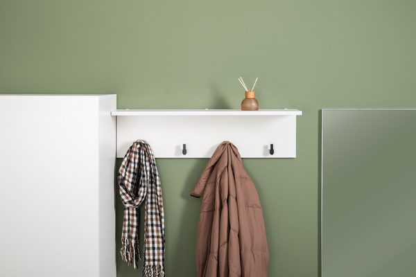 Вешалка навесная Эйр 16.551.01 белый РЕ шагрень