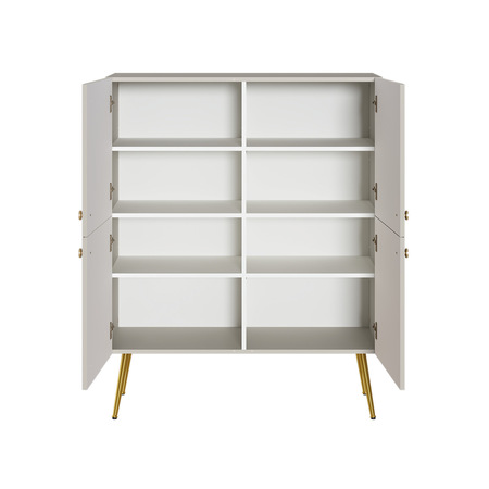 Шкаф Флоу 16.329 кашемир 5981 BS, белый PE шагрень, фотопечать