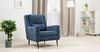Кресло для отдыха Изабель ТК 739 велюр Романс нейви темно-синий
