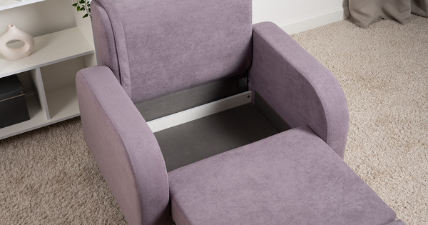 Кресло-кровать Киото ТК 782 велюр Epic 65 lilac сирень