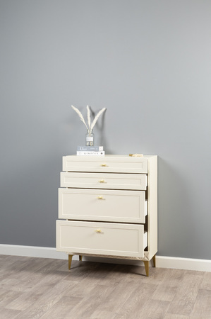 Гостиная Марион композиция 1 слоновая кость С341 PE, слоновая кость 6898 ПВХ, белый PE шагрень (собирается на любую сторону)