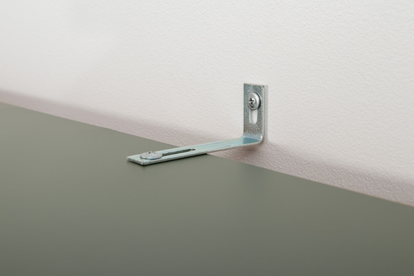 Шкаф-пенал Марион 16.340.01 дымчатый зеленый K521, олива шагрень AG 1050 ПВХ (собирается на любую сторону)