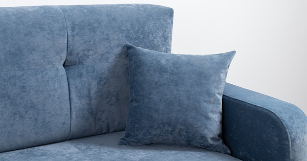 Диван-кровать прямой Марсель ТД 702 велюр Aura 24 синий