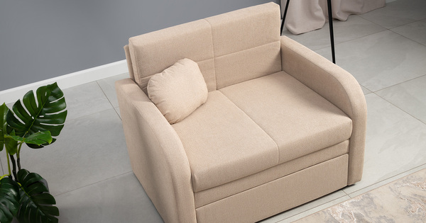 Кресло-кровать Тео (85) ТК 905 велюр Danco 130 светло-бежевый