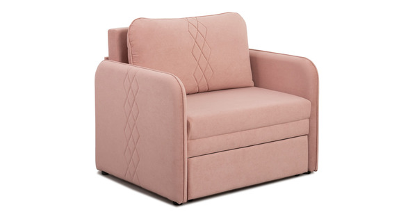Кресло-кровать Юта (85) ТК 522 велюр Вивальди 27 пастельный коралловый